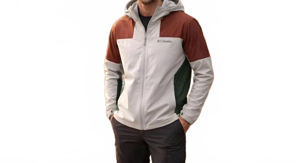 NEW COLUMBIA inner limits iii jacket in copper/olive/birch